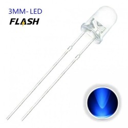 LED 3.0mm Intermitente Azul F021 MDT Models