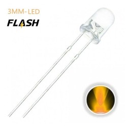 LED 3.0mm Intermitente Amarillo F023 MDT Models