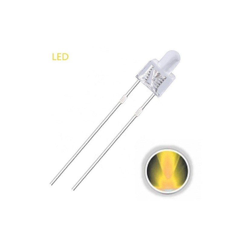 LED 2mm Blanco Cálido F012 MDT Models