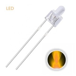 LED 2mm Amarillo F017 MDT Models