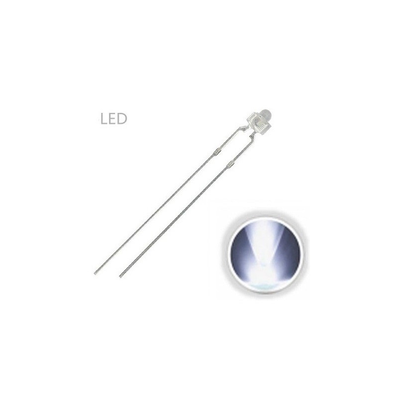LED 1.8mm Blanco F001 MDT Models