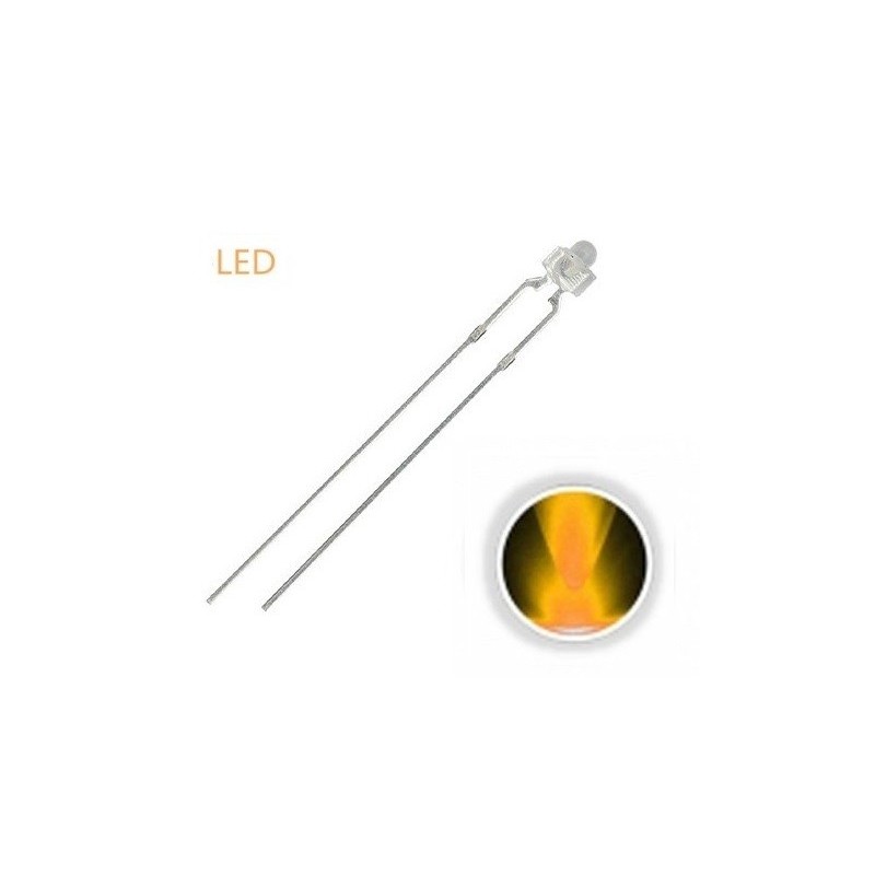 LED 1.8mm Amarillo F007 MDT Models