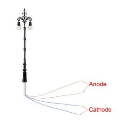 Farola LED doble Premium 7,5cm ELQS78N MDT Models Escala N