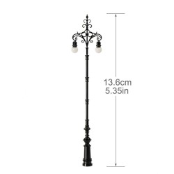 Farola LED doble Premium 13,6cm ELQS78H0 MDT Models Escala H0