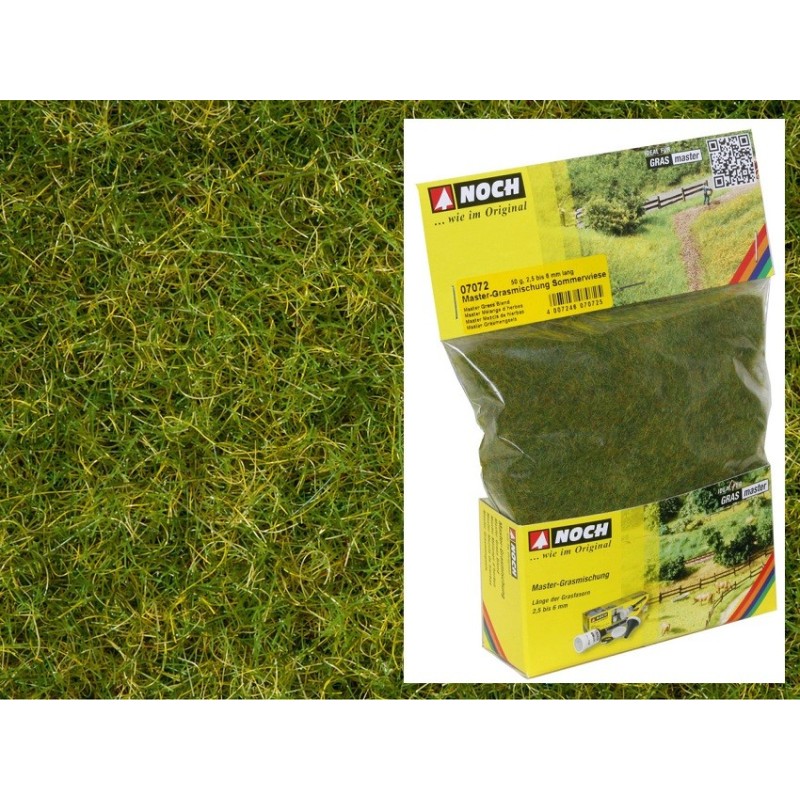 Hierba verde claro, mezcla 2,5 - 6 mm de largo, 50 gr. 07072 Noch