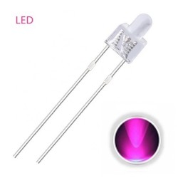 LED 2mm Rosa F016 MDT Models