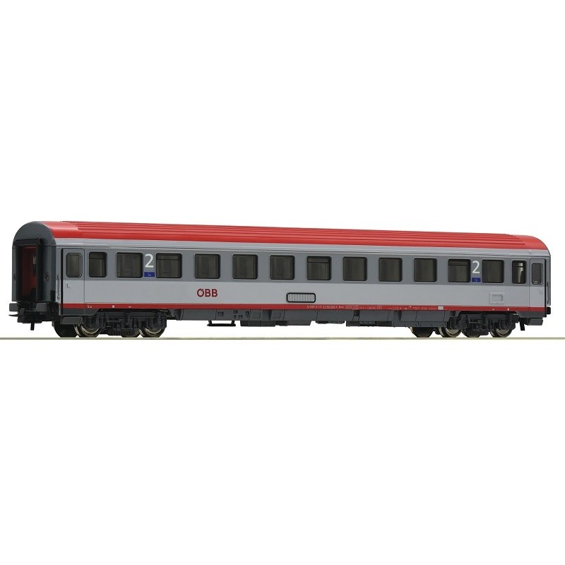 Coche de pasajeros 2ª clase, Eurofirma OBB 54164 Roco Escala H0