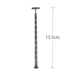 Farola doble LED Premium LHM806A1-H0 13,5 cm MDT Models Escala H0