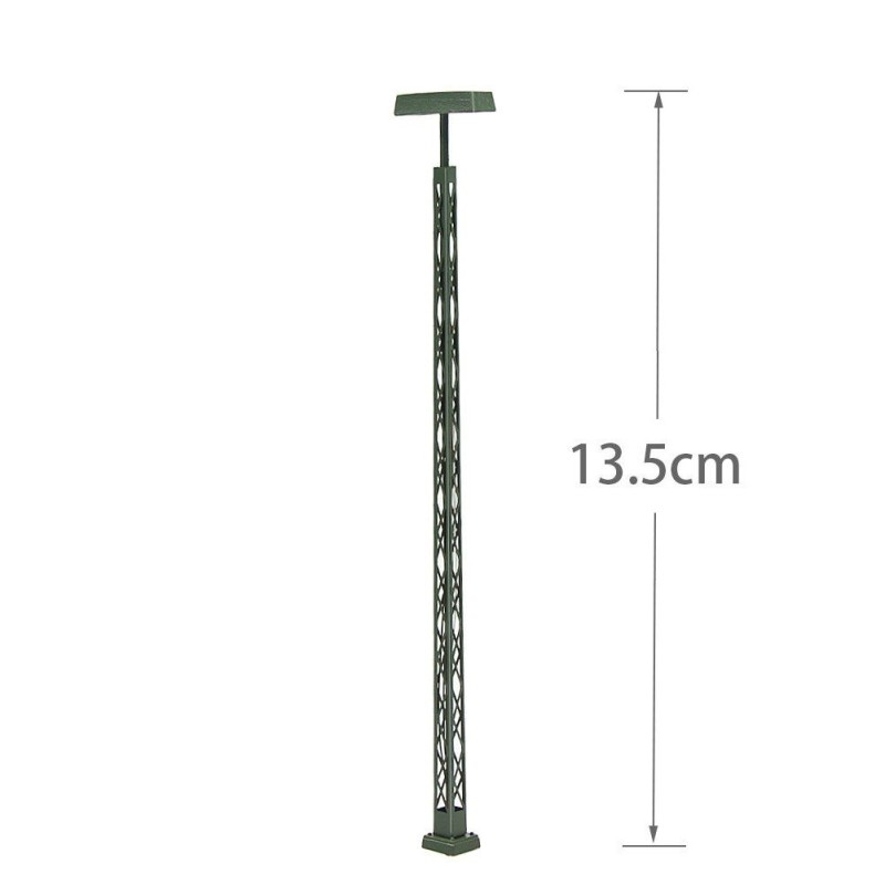 Farola doble LED LHM806A1-H0 13,5 cm MDT Models Escala H0