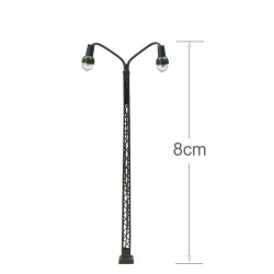 Farola doble LED Premium LHM811A1-N 8 cm MDT Models Escala N
