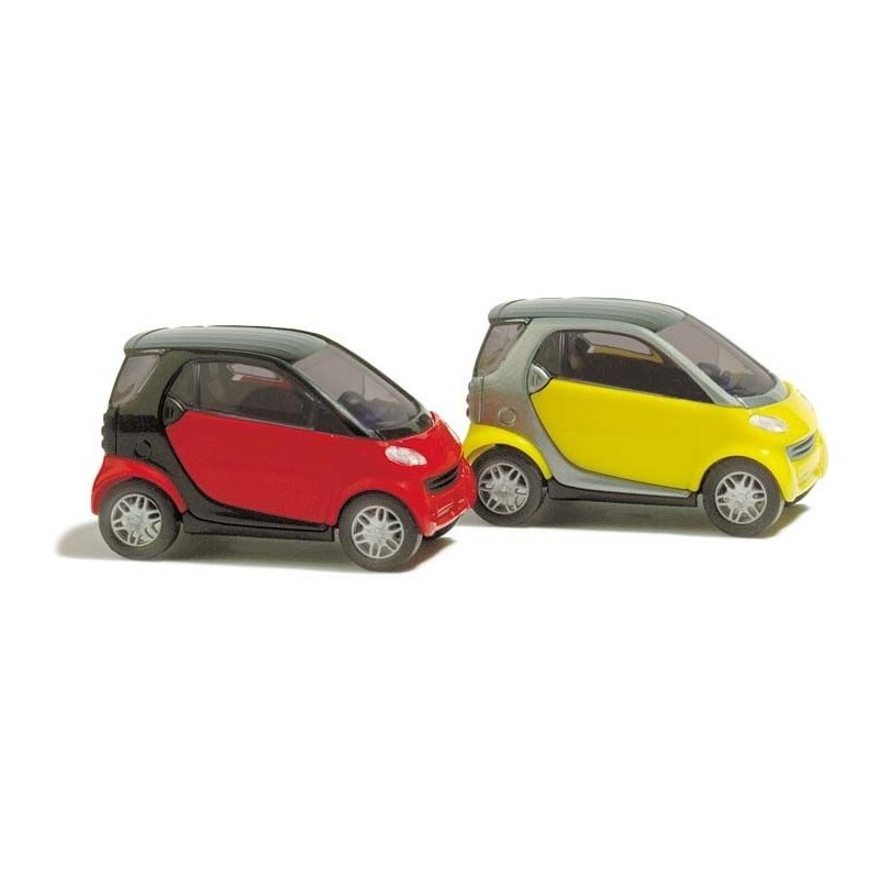 2 Smart City-Coupé 8350 Busch Escala N