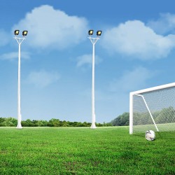 Farola doble LED Premium LHM817-H0 11,2 cm MDT Models Escala H0