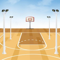Farola doble LED Premium LHM817-N 6,7 cm MDT Models Escala N