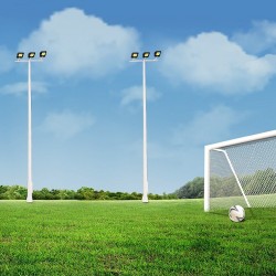 Farola triple LED Premium LHM819-H0 13 cm MDT Models Escala H0