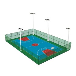 Farola triple LED Premium LHM819-N 8 cm MDT Models Escala N