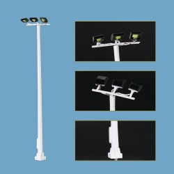 Farola triple LED Premium LHM819-N 8 cm MDT Models Escala N