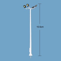 Farola 4 focos LED Premium LHM822-H0 13 cm MDT Models Escala H0