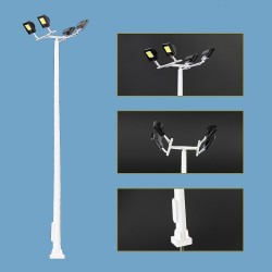 Farola 4 focos LED Premium LHM822-H0 13 cm MDT Models Escala H0