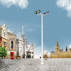 Farola 4 focos LED Premium LHM822-H0 13 cm MDT Models Escala H0