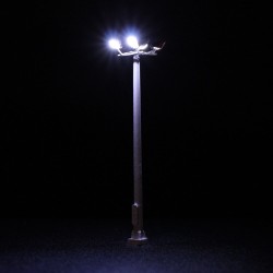 Farola 4 focos LED Premium LHM822-H0 13 cm MDT Models Escala H0
