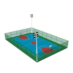 Farola 6 focos LED Premium LHM824-N 10 cm MDT Models Escala N