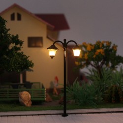 Farola doble LED 4,5 cm LHM631-N MDT Models Escala N