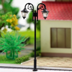 Farola doble LED 6,5 cm LHM633-H0 MDT Models Escala H0