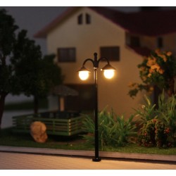 Farola doble LED 4,5 cm LHM639-N MDT Models Escala N