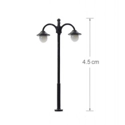 Farola doble LED 4,5 cm LHM639-N MDT Models Escala N