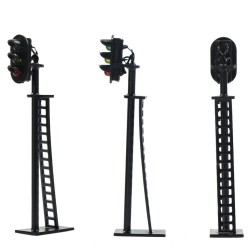 Semaforo 3 aspectos LED LHGR7 MDT Models Escala H0