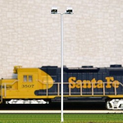 Farola 2 focos LED 12 cm LHM801-H0 MDT Models Escala H0