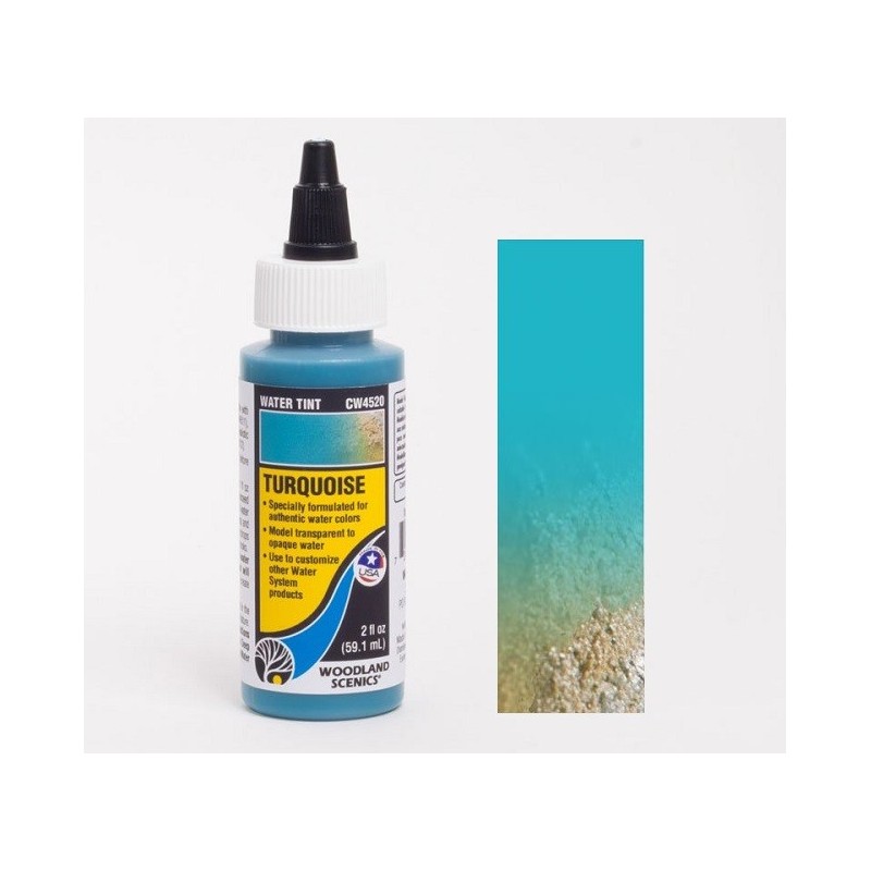 Tinte de agua turquesa CW4520 Woodland Scenics