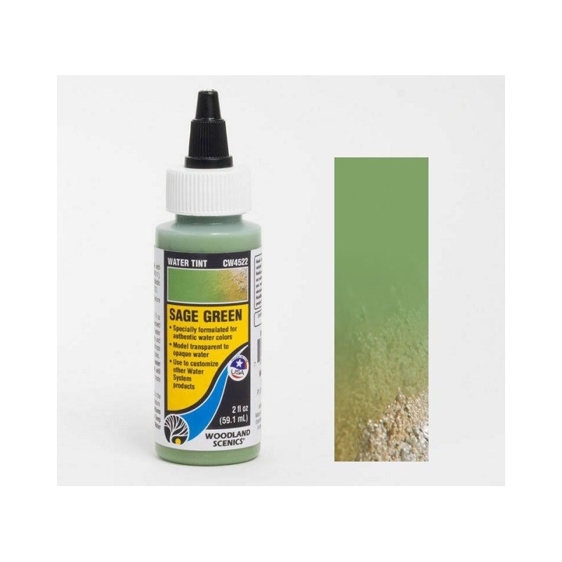 Tinte de agua verde salvia CW4522 Woodland Scenics