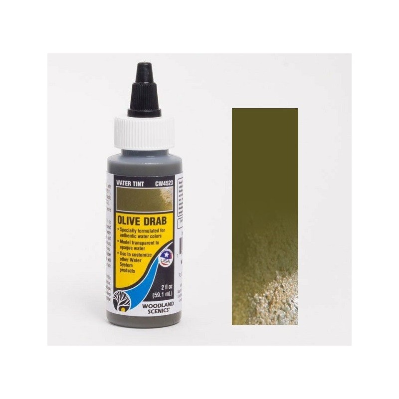 Tinte de agua verde oliva CW4523 Woodland Scenics
