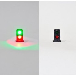 Semáforo mono 2 aspectos LED ZM01 MDT Models Escala N