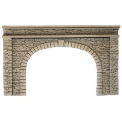Portal de túnel 2 vías 22 x 13 cm 58062 Noch Escala H0