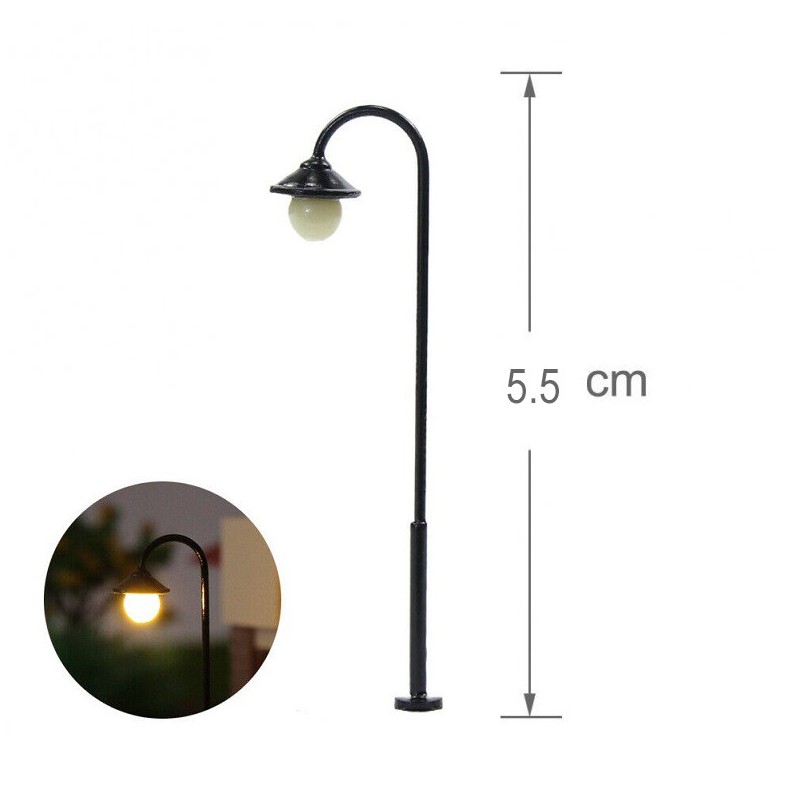 Farola LED 5,5 cm LHM634-H0 MDT Models Escala H0