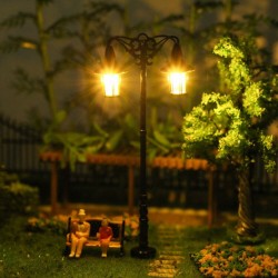 Farola LED doble Premium 8,3cm LH618-H0 MDT Models Escala H0