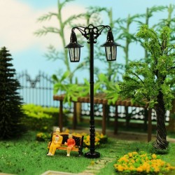 Farola LED doble Premium 8,3cm LH618-H0 MDT Models Escala H0