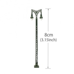 Farola LED doble Premium 8cm LHM812A1-N MDT Models Escala N