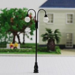 Farola LED doble de 2 a 8 cm (con base ajustable) Boutique 13 MDT Models