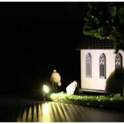 Foco de LED de 1 cm gris Lawn Lamp 11 MDT Models