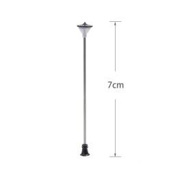 Farola de LED para andén o estación con base ajustable de altura de 1 a 7cm LHM03-7cm MDT Models