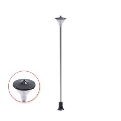 Farola de LED para andén o estación con base ajustable de altura de 1 a 7cm LHM03-7cm MDT Models