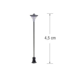 Farola de LED para andén o estación con base ajustable de altura de 1 a 4,2cm LHM03-N MDT Models