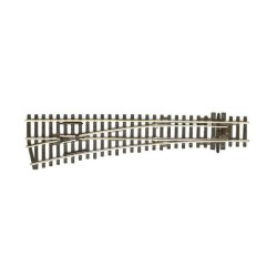 Desvío corto 12º izquierda SL-92 PECO Escala H0