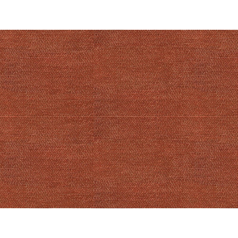 3D-Cardboard Ladrillo Klinker 25 x 12,5 cm 56910 NOCH Escala N