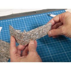 3D-Cardboard Ladrillo Klinker 25 x 12,5 cm 56910 NOCH Escala N