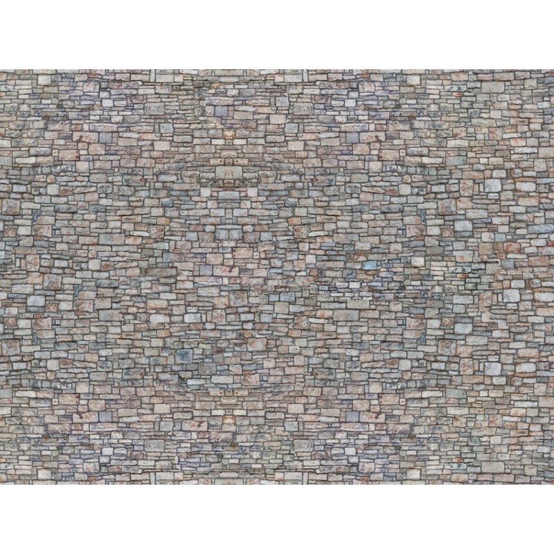 3D-Cardboard Muro Quarrystone Wall 25 x 12,5 cm 56940 NOCH Escala N