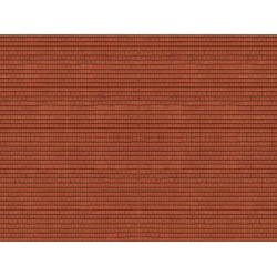 3D-Cardboard Teja Roof Tile 25 x 12,5 cm 56965 NOCH Escala N